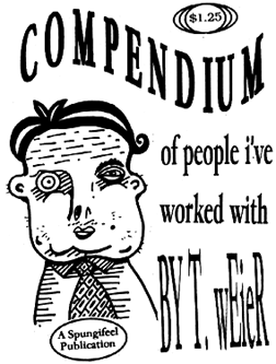 Compendium of People I've Worked With...Mini Comic cover